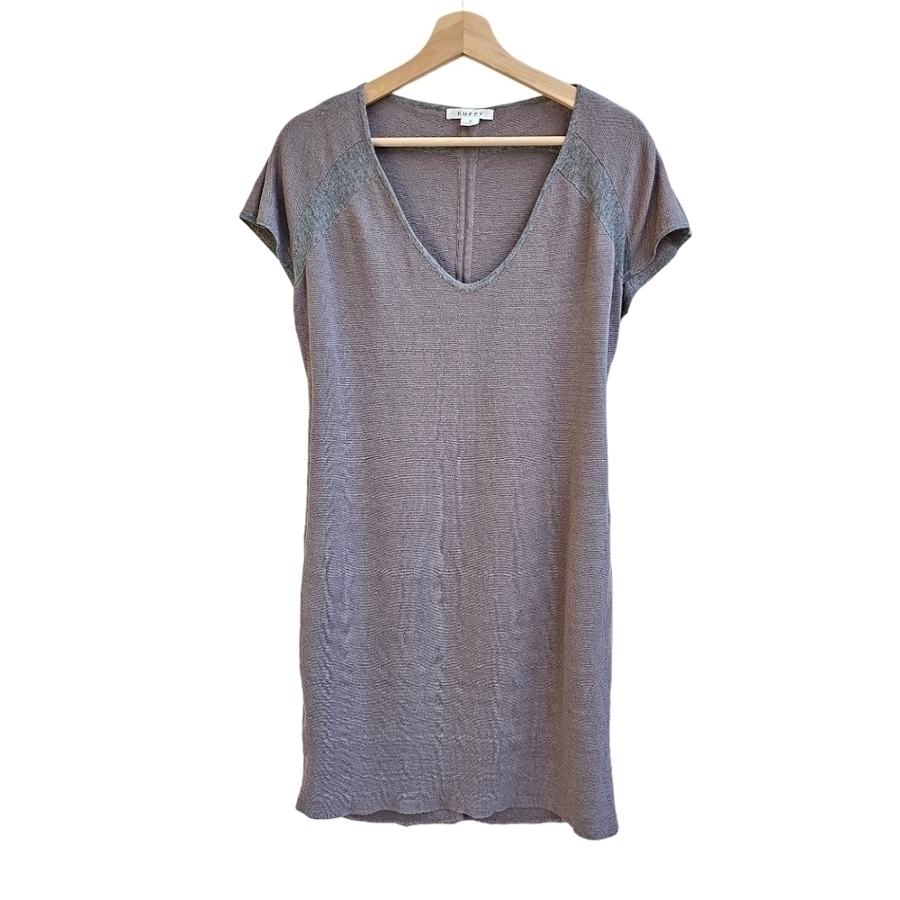 Duffy Linen Blend Relaxed Fit Dress, Size Small